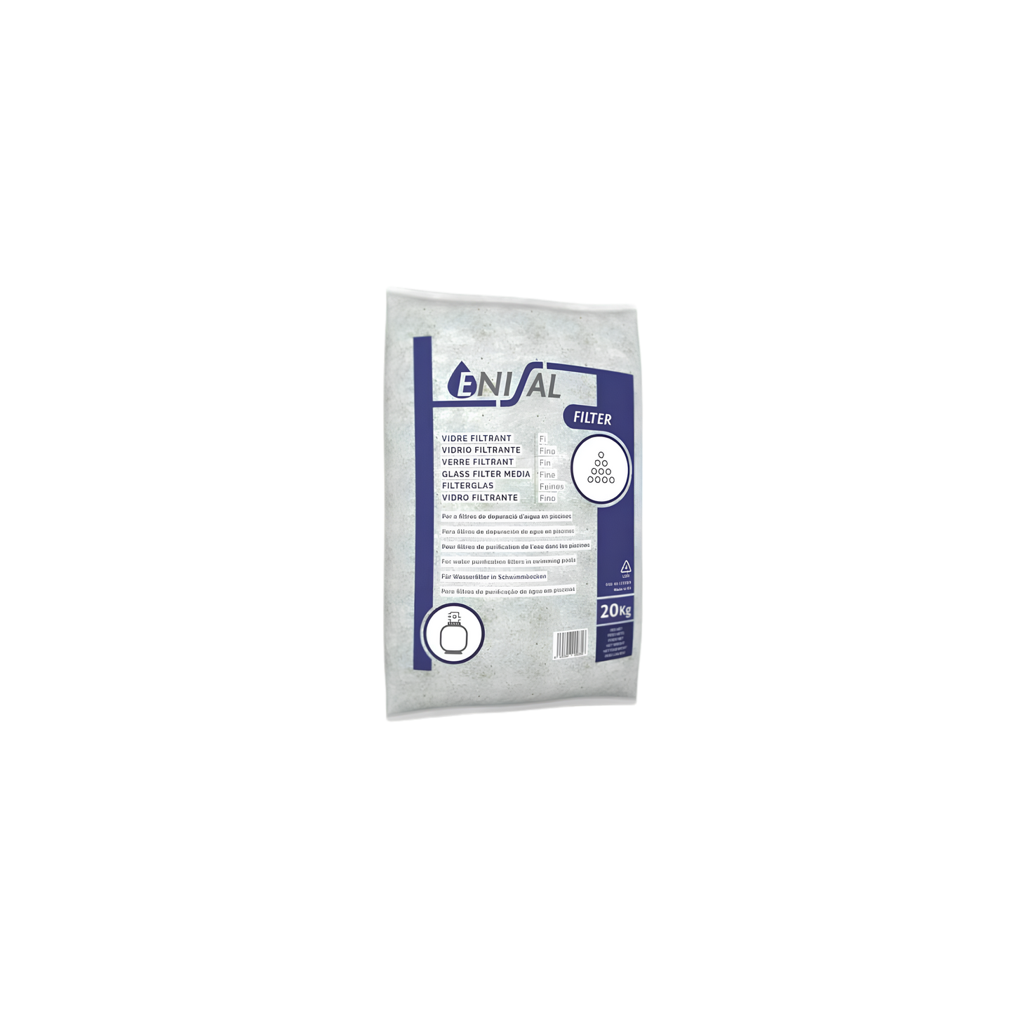 Material filtrare sticla, sac 20 kg