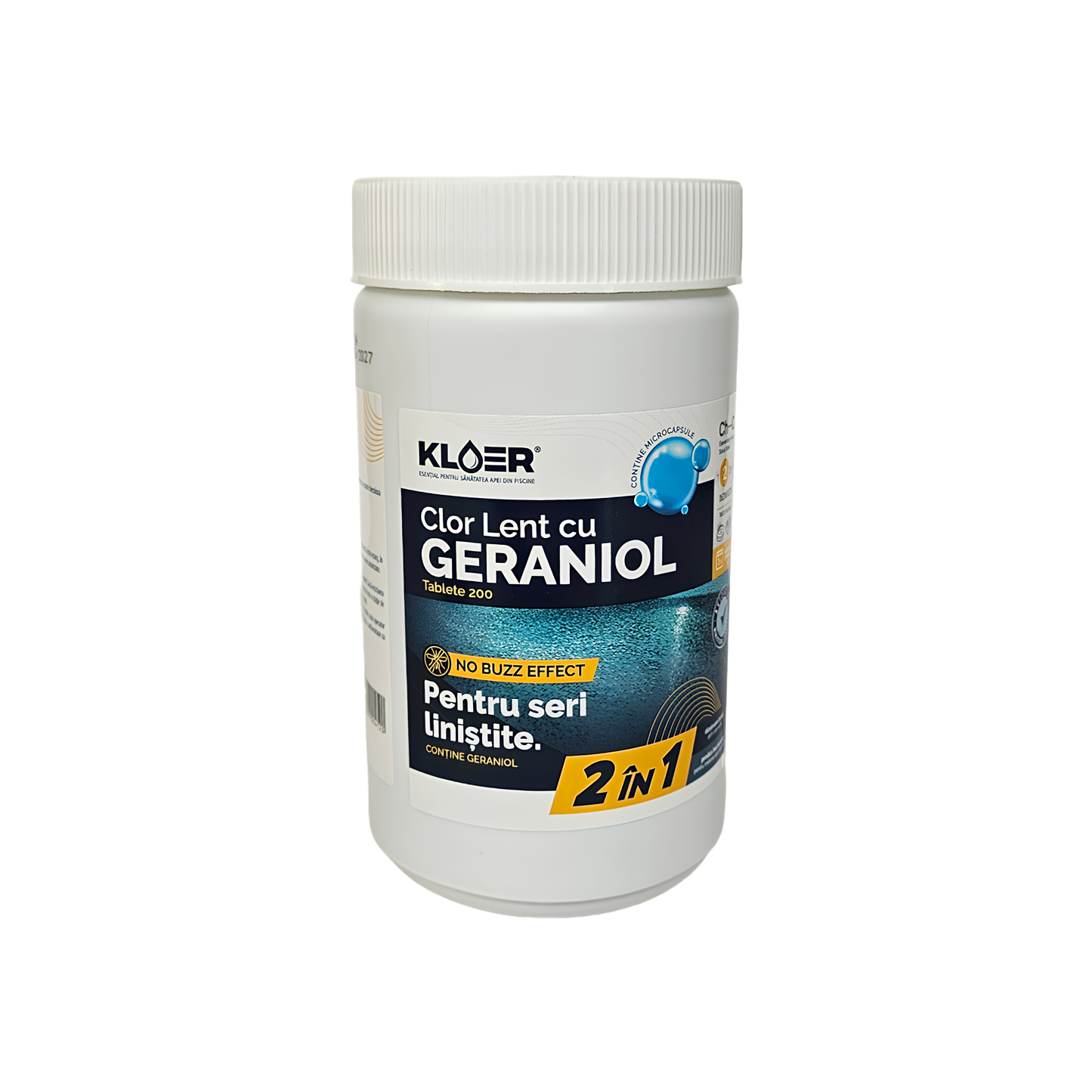 Clor lent tablete 200 grame anti insecte cu Geraniol, Kloer