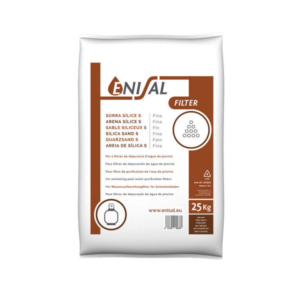 Material filtrare nisip granulatie 0.5 - 1.0 mm, sac 25 kg