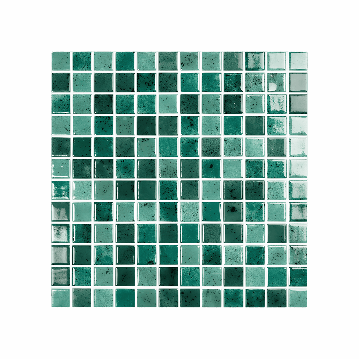 Mozaic piscina sticla Nature Bali, suport polybond, 2.5x2.5 cm, cutie 2mp