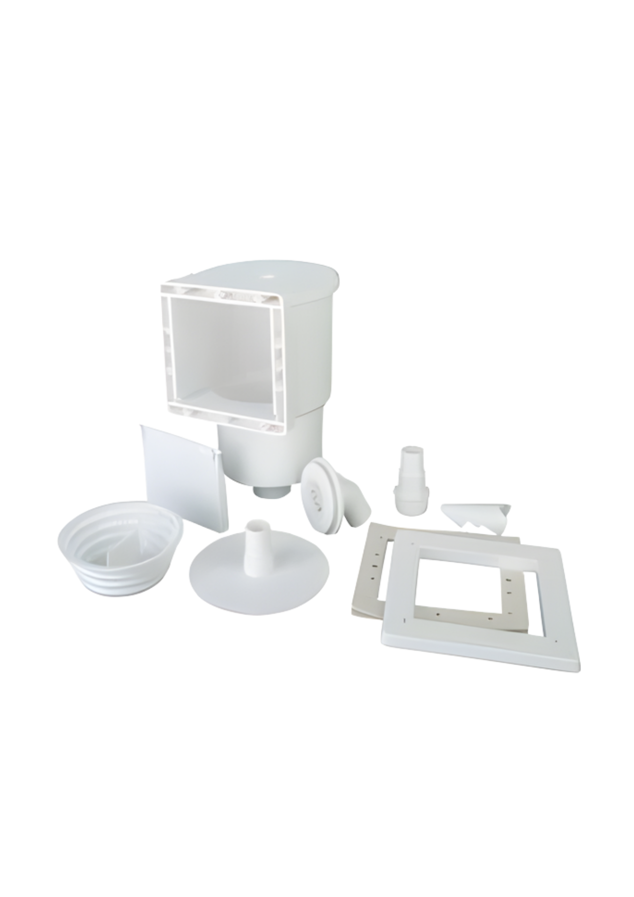 Skimmer pentru piscină cu liner cu inserții și gură mică