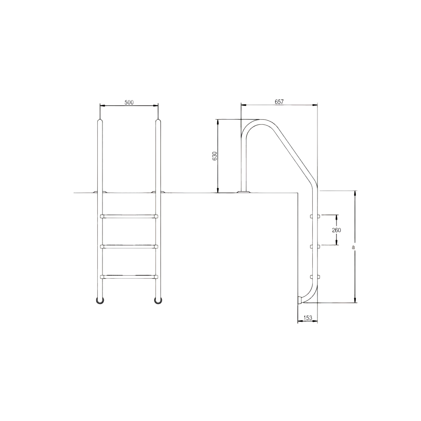 Scara Standard AISI-316 + Anod zinc
