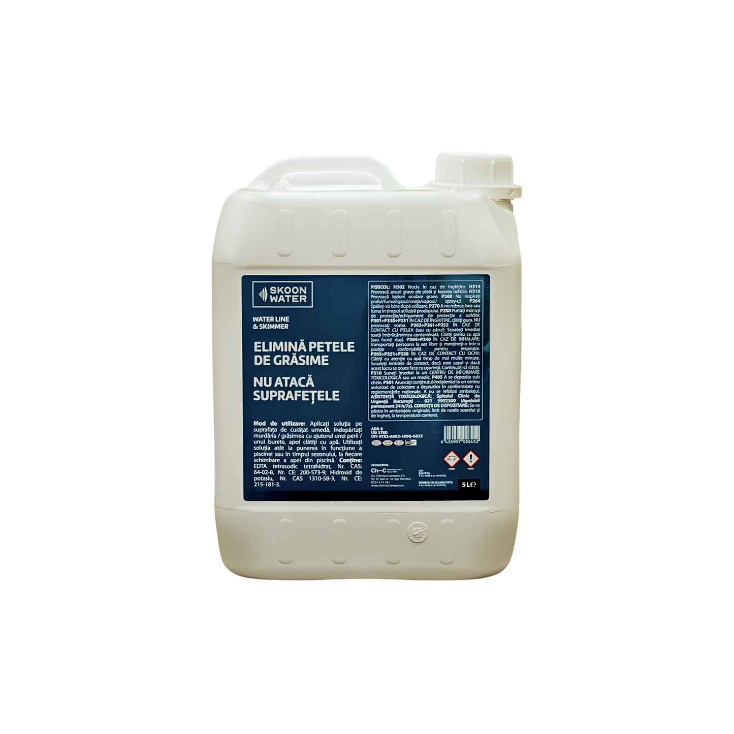 Degresant linia apei Water line & skimmer, 5L