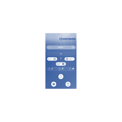 Pompa de caldura piscina Hayward Micro, Bluetooth, 2.5 kW