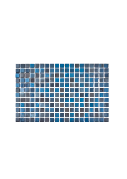 Mozaic piscina sticla Marin, suport polybond, 2.5x2.5 cm, cutie 2mp