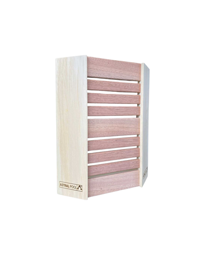 Abajur din lemn pentru sauna