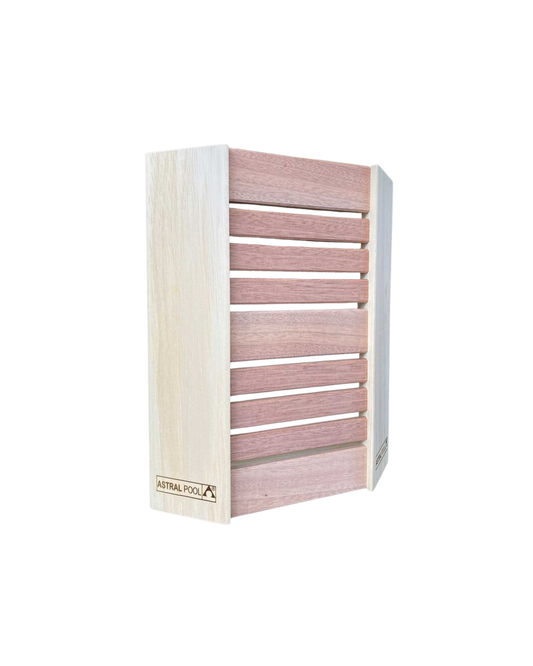 Abajur din lemn pentru sauna