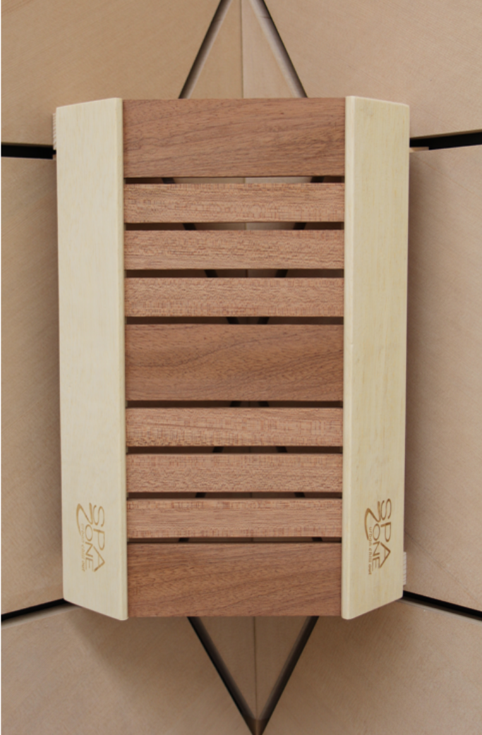 Abajur din lemn pentru sauna