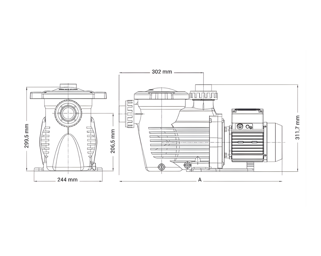 Pompa recirculare K-Flo 2.00 CP 230V IE2