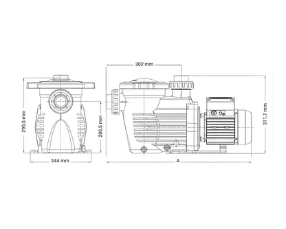 Pompa recirculare K-Flo 2.00 CP 230V IE2