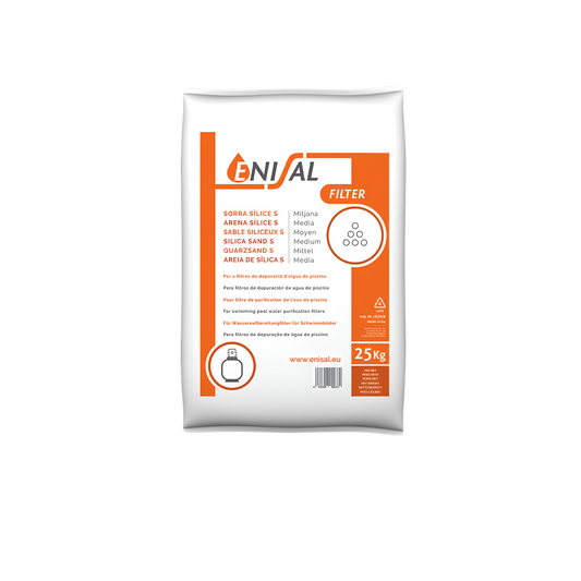 Material filtrare nisip granulatie 1.0 - 2.0 mm, sac 25 kg
