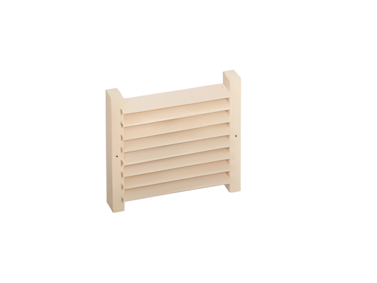 Grătar pentru ventilație saună, asigură circulația aerului și evacuarea umidității