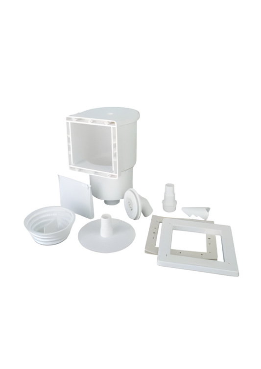 Skimmer pentru piscină cu liner cu inserții și gură mică